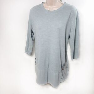 Neon Buddha Slate Gray Tunic Sz M